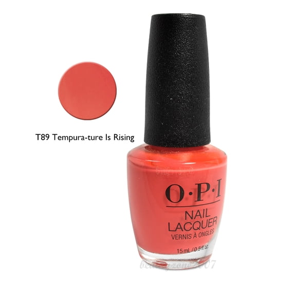 OPI Nail Lacquer T89 Tempura-Ture Is Rising! 0.5oz