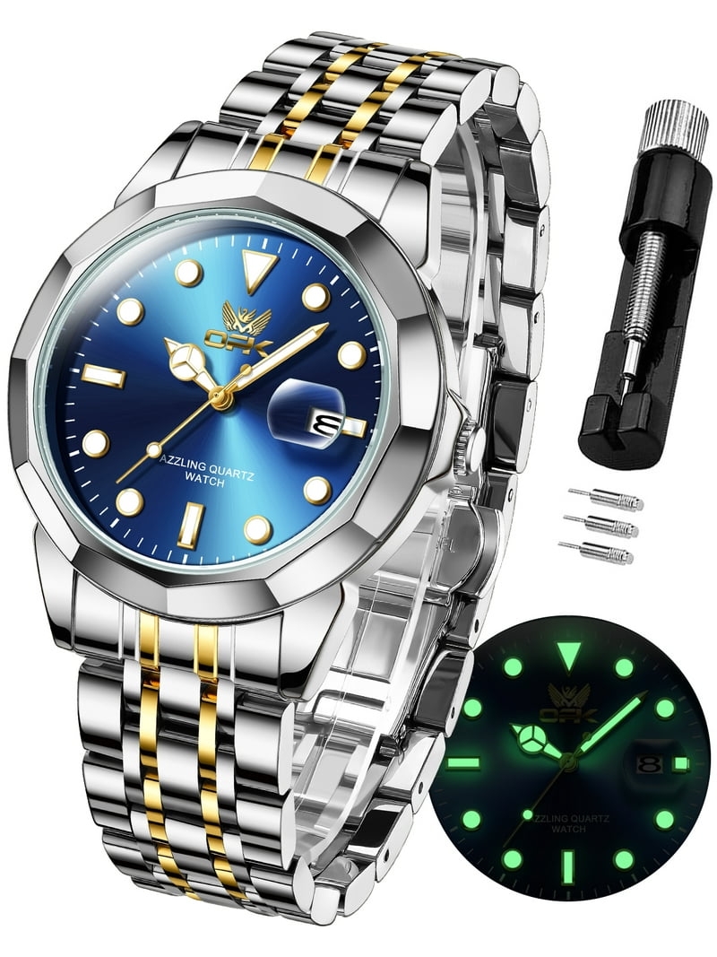 Analog Quartz Dress Watch Stainless Steel Water Resistant Date Display Women main image 4