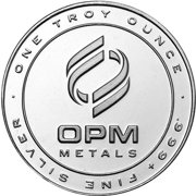 OPM 1 oz .999 Fine Silver Round   Varied Condition