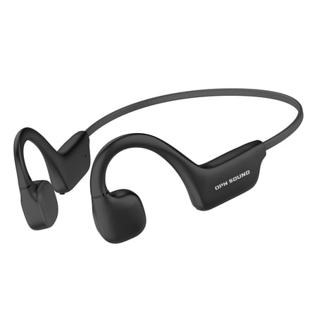 OPN Sound Osso Open-Ear Bone Conduction Wireless Headphones – Bluetooth 5.2, IPX5, Mic