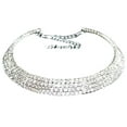 thumbnail image 1 of OPOLSKI Elegant Rhinestone Women Collar Choker Necklace for Wedding Birthday Jewelry, 1 of 8