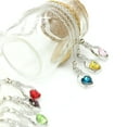 thumbnail image 1 of OPOLSKI Necklace Scratch-resistant Minimalistic Alloy Heart-shaped Faux Crystal Bottle Choker Pendant Chain Lake Blue, 1 of 8