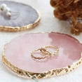 thumbnail image 1 of OPOLSKI Resin Jewelry Necklace Ring Earrings Display Plate Tray Holder Dish Organizer Blue, 1 of 8