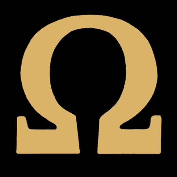 OPP 3/4" Omega Gold Lapel Pin
