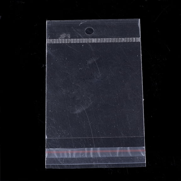 OPP Cellophane Bags Rectangle Clear 12x6cm Unilateral Thickness: 0.045mm Inner Measure: 7x6cm