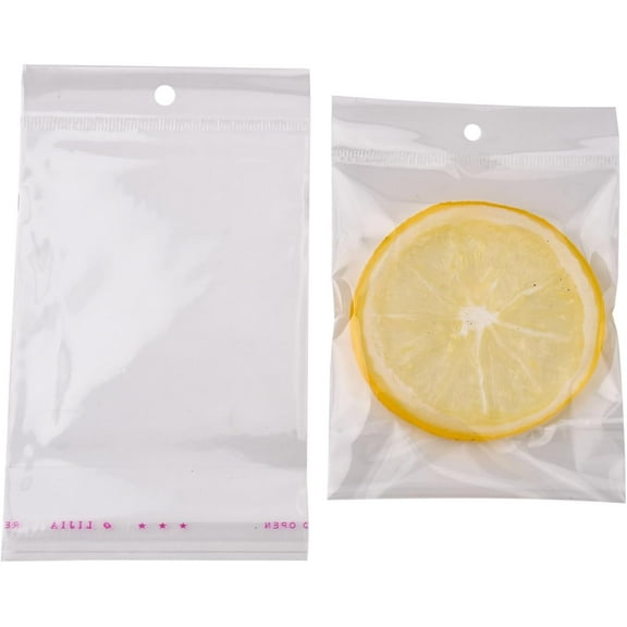 OPP Cellophane Bags Rectangle Clear 15.5x9cm Unilateral Thickness: 0.035mm Inner Measure: 10.5x9cm