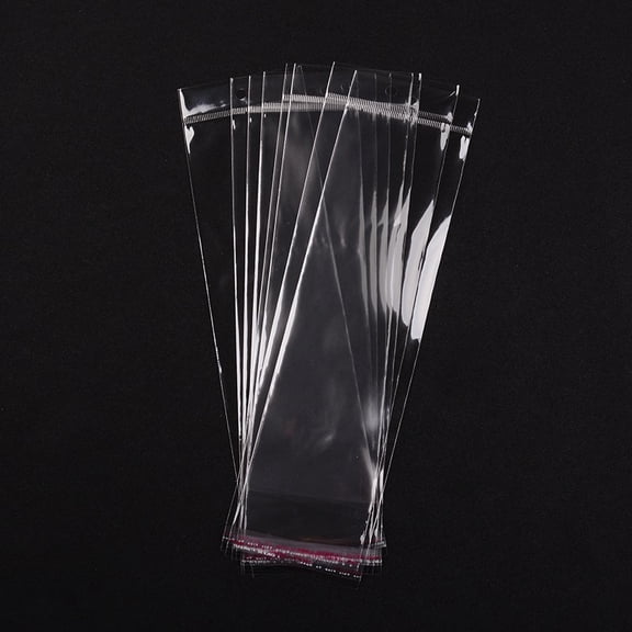 OPP Cellophane Bags Rectangle Clear 26x7cm