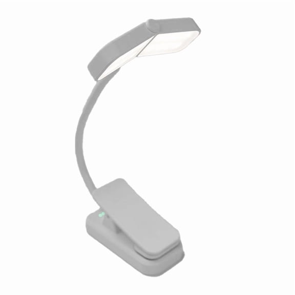 OPP LED Rechargeable Book Light - Eye-Care Soft Light, 3 Color Temperatures, Stepless Dimming, 1-Pack