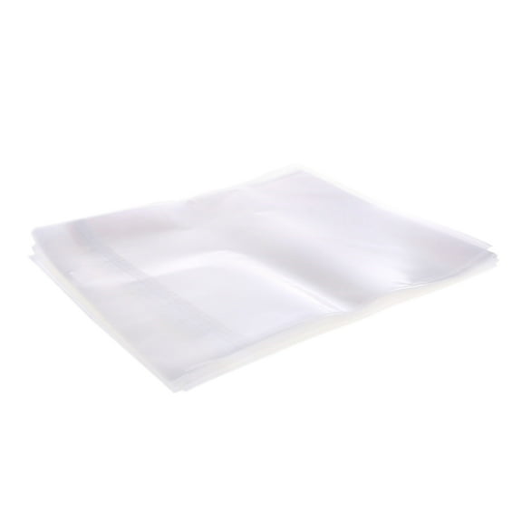 OPP Plastic Resealable Outer Sleeves for 12in Single LP Vinyl Records,Crystal