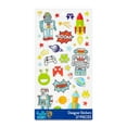 thumbnail image 1 of Hello Hobby Multicolor Robots Designer Stickers, 37 Count, 1 of 4