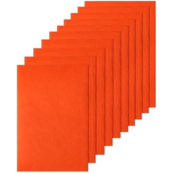 OPPERD 10Pcs Felt Sheets,A4 Size Felt Fabric Sheets, Sewing Felt Squares for Patchwork,Crafts DIY Patchwork Sewing School Projects Decoration