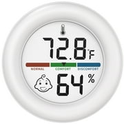 OPPERD LCD Digital Hygrometer Thermometer, Thermometer Room Temperature, Indoor Hygrometer Thermometer with Temperature Humidity Monitor for Bedroom, Baby Room, Warehouse, Cellar, car, Office