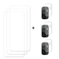 thumbnail image 1 of For OPPO A53 Glass Screen Camera Film Protector Glass OPPO A58 A78 A74 A54 A94 A95 A53 A32 A16 A72 A52 Tempered Glass 3 Glass and 3 Lens For OPPO A72 5G, 1 of 6