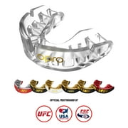 OPRO Gold Level Mouth Guard   Moldable Mouthguard for Boxing, MMA & Football Clear, Adult