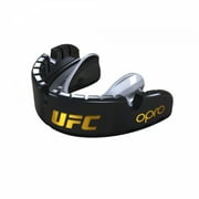OPRO Gold Level UFC Mouth Guard For Braces   Mouthguard for Boxing, MMA & Football Black, Adult