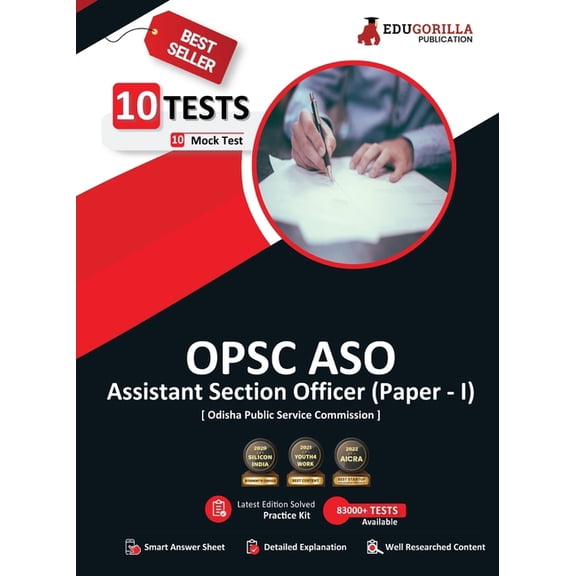 OPSC Assistant Section Officer (Paper I) 2023 Exam (English Edition) - 10 Full Length Mock Tests (1000 Solved Questions), (Paperback)