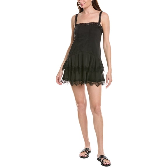 OPT womens o.p.t Armanii Mini Dress, 4, Black
