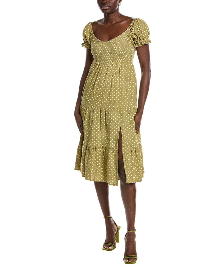 OPT womens o.p.t Lanna Midi Dress, XL, Green OPT womens o.p.t Lanna Midi Dress, XL, Green