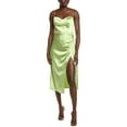 thumbnail image 1 of OPT womens o.p.t Radeate Midi Dress, 12, Green, 1 of 3
