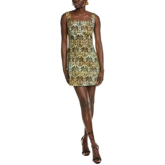 OPT womens o.p.t Reiko Mini Dress, 10, Brown