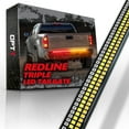 thumbnail image 1 of OPT7 48" Redline Triple Row LED Tailgate Light Bar Sequential Amber Turn Signal Weatherproof Rigid, 1 of 4