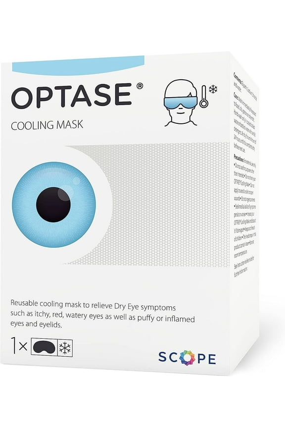 Cooling Eye Mask - Reusable Cooling Mask Featuring HydroCool Tech Designed to Relieve Allergy Symptoms Such As Itchy, Red, Watery Eyes as Well as Puffy or Inflamed Eyes and Eyelids.