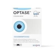 OPTASE Cooling Eye Mask - Reusable Cooling Mask Featuring HydroCool Tech Designed to Relieve Allergy Symptoms Such As Itchy, Red, Watery Eyes as Well as Puffy or Inflamed Eyes and Eyelids.