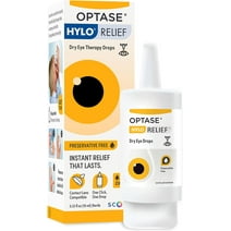 OPTASE HYLO Relief Dry Eye Drops - Preservative Free Eye Drops for Dry Eyes