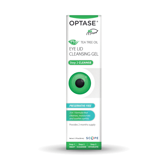 OPTASE TTO Eyelid Cleansing Gel - A Gentle Cleanser for Daily Eyelid and Eyelash Hygiene