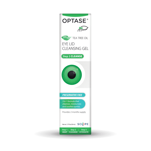 OPTASE TTO Eyelid Cleansing Gel - A Gentle Cleanser for Daily Eyelid and Eyelash Hygiene