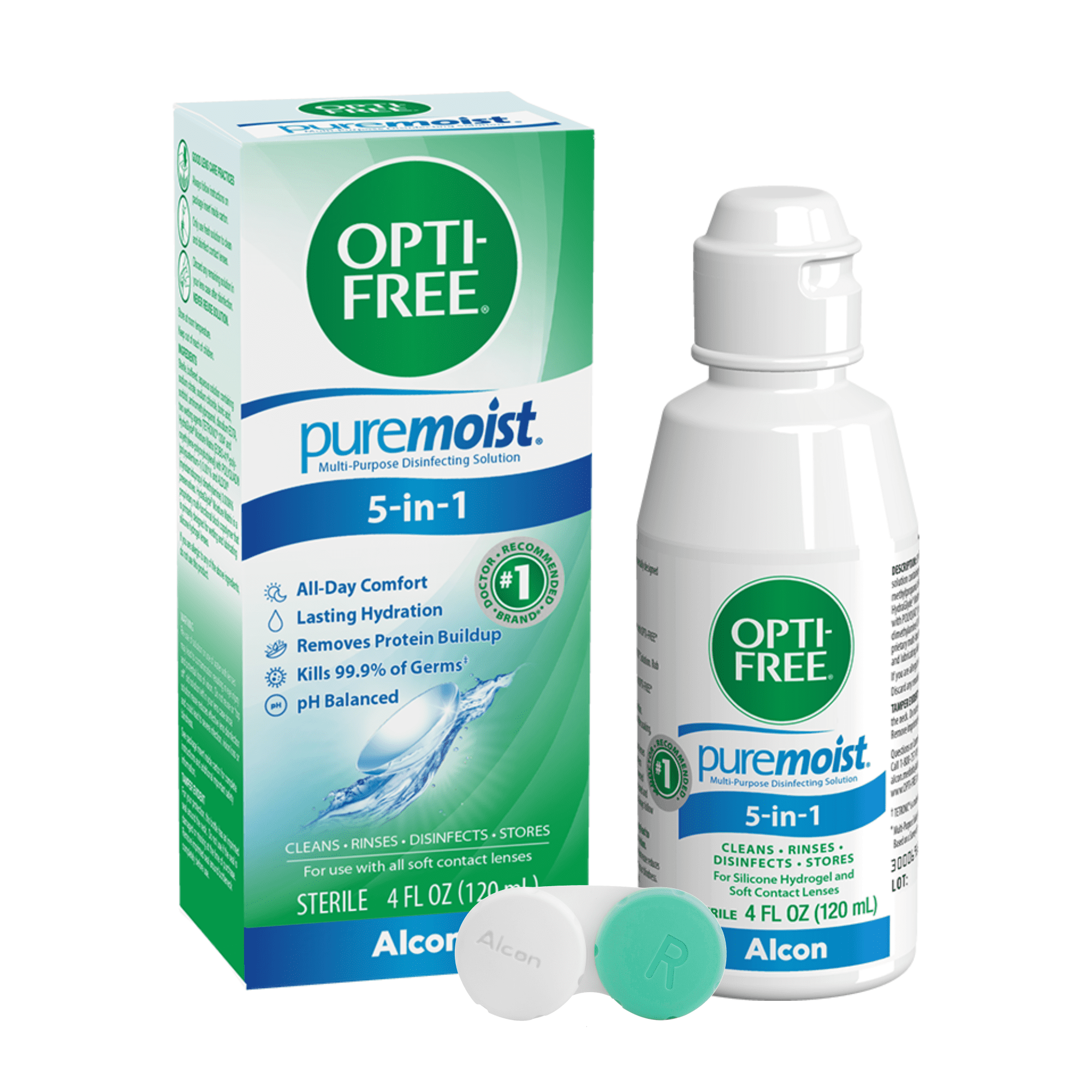 OPTI-FREE Puremoist Hydration Contact Lens Solution, Moisture Eye