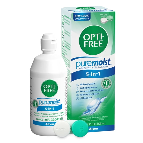 Opti Free Pure Moist Multi-Purpose Disinfecting Solution, 10oz