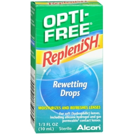 OPTI-FREE RepleniSH Rewetting Drops 10 mL (Pack of 3)