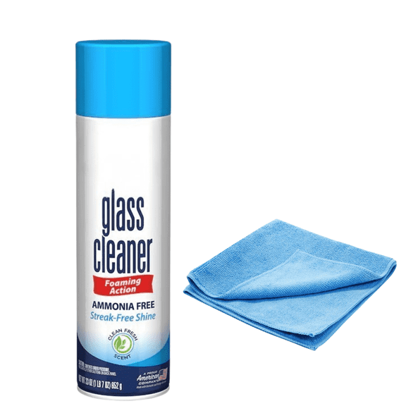 OPTI Foaming Glass Cleaner Spray, 23 Fl Oz, Ammonia-Free, Streak-Free, Fast Drying, for Windows and Mirrors
