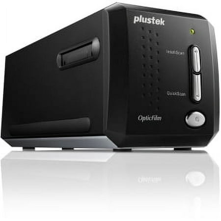Plustek - OpticFilm 8200i SE, 35mm Film and Slide Scanner - Black