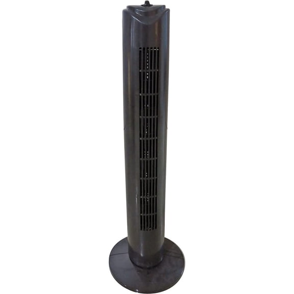 OPTIMUS F-8449BK 32 Inch 3-Speed Home Oscillating Tower Fan With Timer, Black