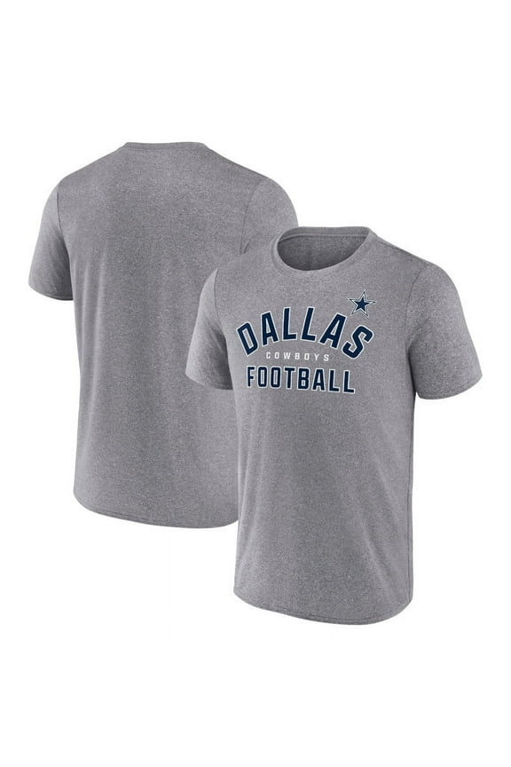 NFL Men's Dallas Cowboys Synthetic Gray Short Sleeve Arch Logo T-Shirt – All 32 Teams Available