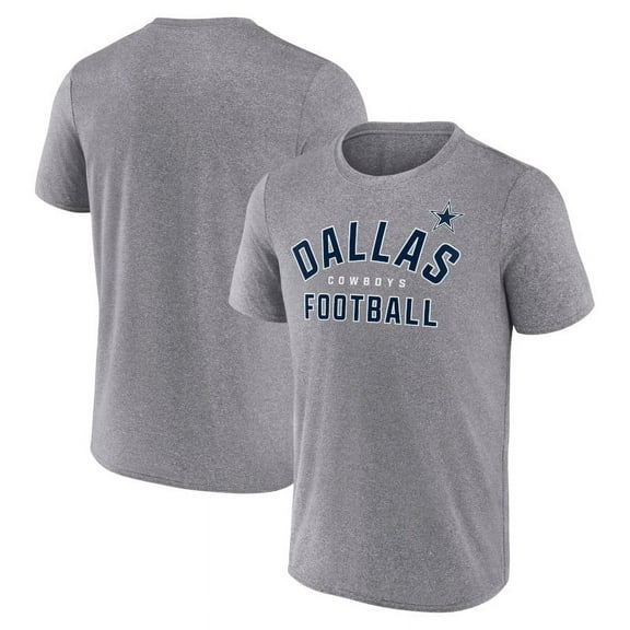 NFL Men's Dallas Cowboys Synthetic Gray Short Sleeve Arch Logo T-Shirt – All 32 Teams Available