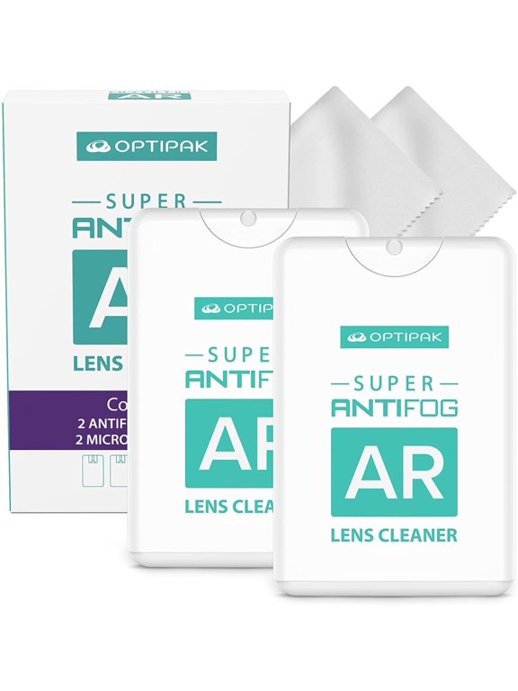 Anti Fog Spray for Glasses Slim Eyeglass Lens Cleaner Spray 20ml 2 Pack