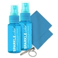 thumbnail image 1 of OPTIPAK Sparkle Anti-Reflective Lens Cleaner & Repair Kit – (2) 1oz Glasses Cleaner Spray, (2) Microfiber Cloths & Keychain Screwdriver for Eyeglasses, Sunglasses, Lenses & Screens (5 Piece Set), 1 of 8