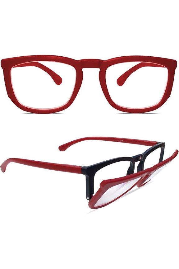 Tilt-X1 Reading Glasses for Women & Men – Adjustable Readers, Lightweight Durable Frames – Comfortable Vision for Reading & Computer Use (Pack of 1)