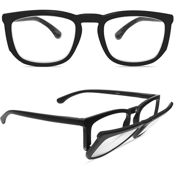 OPTIPAK Tilt-X1 Reading Glasses for Women & Men – Adjustable Readers, Lightweight Durable Frames – Comfortable Vision for Reading & Computer Use (Pack of 1)