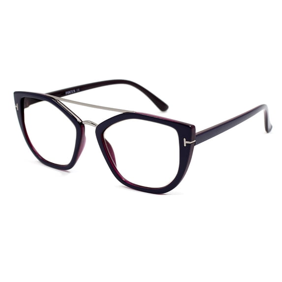OPTIPAK déSIGNER Collection Blue Light Blocking Glasses for Men & Women – Anti Reflective Computer Reading Glasses with Spring Hinge Frame – Reduce Eye Strain & Glare (Pack of 1)