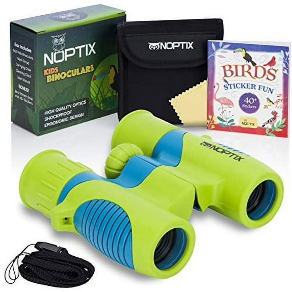 OPTIX Age below 14 Binoculars with Sticker Book