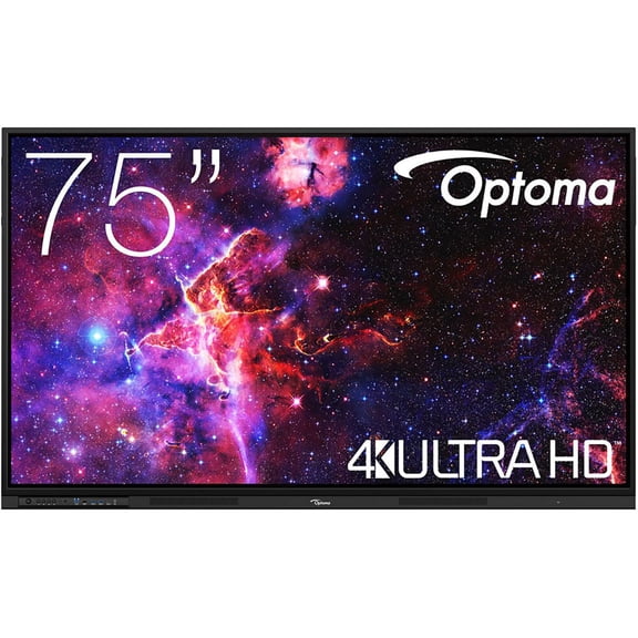 Optoma 3753rk 75in Interactive 4k Uhd Flat Panel-edla Certified