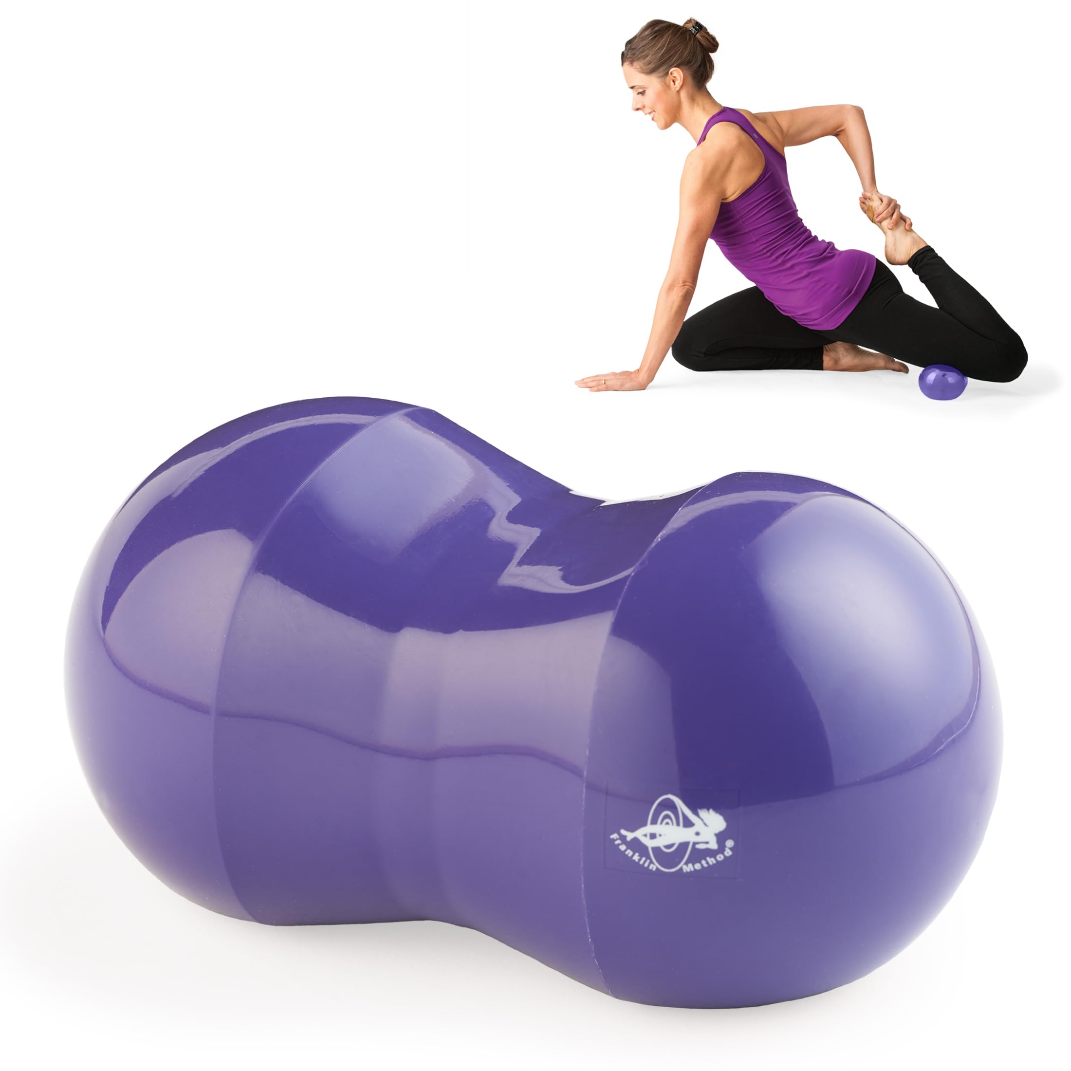 OPTP Franklin Method Fascia Roll – Water-Filled Peanut Roller Massage Tool for Muscle Tension and Fascia Relief — Small Peanut Massage Roller For Exercise