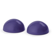 OPTP Half Balls Pair - No-Roll Half Ball Set for Stretching and Massage, Plantar Fasciitis Relief, and Muscle Tension in the Back, Legs, Feet and Body