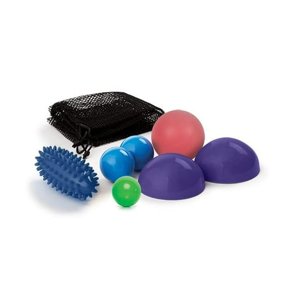 OPTP Massage Ball Set - 7-Piece Self-Massage Kit for Sore Muscle Relief and Myofascial Release - Massage Therapy Tools for Body and Foot Massage