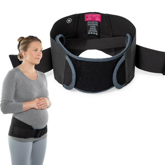 OPTP Maternity Support Belt by Diane Lee - USA Made Extra-Strong Targeted Compression Pregnancy Belts for Pelvic and Back Support During Pregnancy and/or Postpartum - (Size Large)