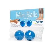 OPTP Mini Balls - Vinyl Air-Filled Self-Massage Ball Set 2 Piece for Hand and Foot Therapy- Small Therapy Balls for Improved Strength, Fine Motor Skill Development, and Soft Tissue Mobilization